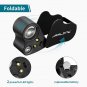 30X 60X Illuminated Jewelers Loupe Magnifier, Foldable Jewelry Magnifier with Br