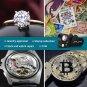 30X 60X Illuminated Jewelers Loupe Magnifier, Foldable Jewelry Magnifier with Br