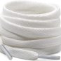 2 Pair Flat Shoe Laces 5/16" Wide Shoelaces for Athletic Running Sneakers Shoes