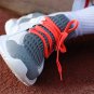 2 Pair Flat Shoe Laces 5/16" Wide Shoelaces for Athletic Running Sneakers Shoes