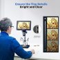 DM9 Pro 7" HDMI Digital Microscope 1200X with IPS Screen, 1080P 16MP Coin Micros