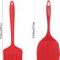 2 PCS Silicone Brush & Spatula Set - Heat-Resistant Non Stick Wide Spatula and L