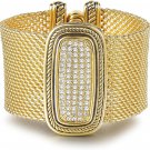 UNY Austrian Pave Crystals Designer Inspired Personality Bracelets Alloy Bangle