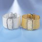 UNY Austrian Pave Crystals Designer Inspired Personality Bracelets Alloy Bangle