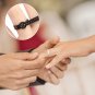 Ring Sizer 1-17 Measuring Tool with Magnified Glass, Reusable Finger Size Gauge