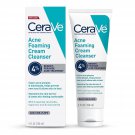 Acne Foaming Cream Cleanser | Acne Treatment Face Wash with 4% Benzoyl Peroxide,