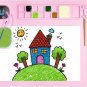 Silicone Painting Mat, Art Mat with Cup, Craft Paint Brush Cleaner Tool, Artist