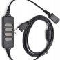 DA80 USB Audio Processor USB QD(201852-01/02) Connector to USB Adapter W/Volume