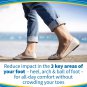 Tri-Comfort Insoles - for Heel, Arch Support and Ball of Foot with Targeted Cush