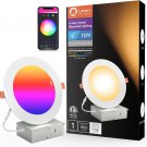 ETL Listed 6 Inch Ultra-Thin Smart Wifi LED Recessed Lighting, LED Retrofit Down