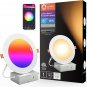 ETL Listed 6 Inch Ultra-Thin Smart Wifi LED Recessed Lighting, LED Retrofit Down