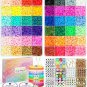 12000 Pcs Clay Beads for Bracelet Making, 48 Colors 3 Boxes Polymer Clay Beads