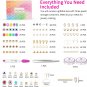 12000 Pcs Clay Beads for Bracelet Making, 48 Colors 3 Boxes Polymer Clay Beads