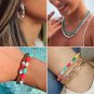 12000 Pcs Clay Beads for Bracelet Making, 48 Colors 3 Boxes Polymer Clay Beads