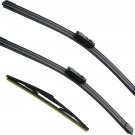 3 Factory Wiper Blade Replacement for Mazda CX-5 CX-9 02/2017-2021 Original Equi