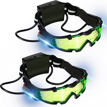 2 Pair Night Vision Goggles Night Mission Goggles Kids Camping Gear Gadgets for