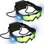 2 Pair Night Vision Goggles Night Mission Goggles Kids Camping Gear Gadgets for