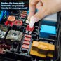 120Pcs Car Fuse Kit - Replacement Fuses Assortment Kit for Car/Rv/Truck/Motor (2