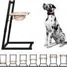 Adjustable Elevated Dog Bowls for Medium & Large Dogs, Raised to 7 Heights from