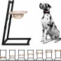 Adjustable Elevated Dog Bowls for Medium & Large Dogs, Raised to 7 Heights from