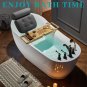 Bath Pillow, Non-Slip Bathtub Pillow with 6 Strong Suction Cups, Ergonomic Bath