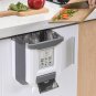 2Pack Hanging Trash Can |  Compost Bin for Kitchen for Cabinet Car Bedroom Bathr