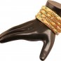 Bangles Indian Rajasthani Handmade Meena Work Gold Plated Ad Size 2.8 Inch Norma