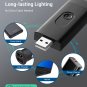 USB Rechargeable Book Light for Reading in Bed, Warm White, Brightness Adjustabl