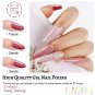 35 PCS Gel Nail Polish Set- Gel Nail Kit with 32 Colors Gel Polish Kit Base Coat