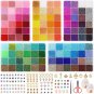 60000Pcs 120 Colors Glass Seed Beads for Jewelry Making, 2Mm Mini Beads with Acc