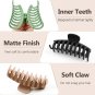 8 Pack Big Hair Claw Clips for Women Large Claw Clip for Thin Thick Curly Hair 9