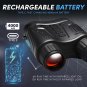 4K Night Vision Binoculars - Rechargeable Night Vision Goggles, 3.2'' Digital In
