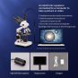 Compound Trinocular Microscope, 40X-5000X Magnification, Digital Laboratory Trin