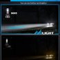 Nilight 9005 9006 Combo LED Headlight Kit, 9005/HB3 High Beam and 9006/HB4 Low B