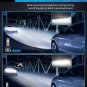 Nilight 9005 9006 Combo LED Headlight Kit, 9005/HB3 High Beam and 9006/HB4 Low B