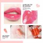 Hydrating Lip Glow Oil, Moisturizing Lip Oil Gloss, Transparent Tinted Lip Balm,