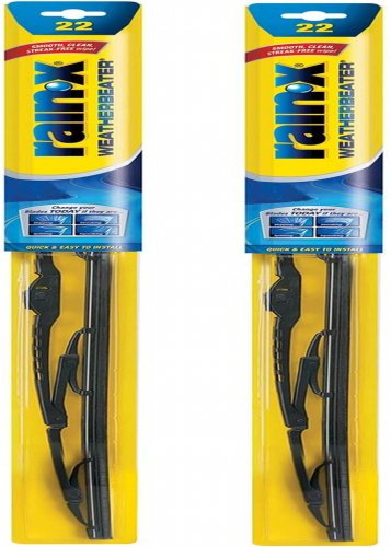 820149 Weatherbeater Wiper Blades, 22" Windshield Wipers (Pack of 2), Automotive