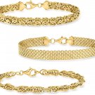 Jewelry Set: 3 Link Bracelets