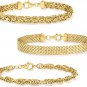 Jewelry Set: 3 Link Bracelets