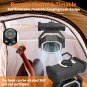 20000Mah Camping Fan with LED Light, Rechargeable Battery Powered Fans for Campi