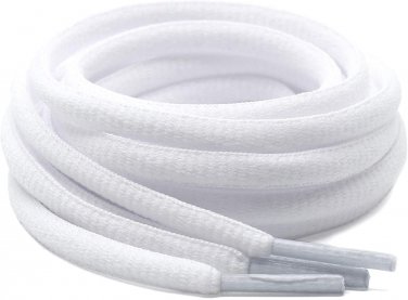 2Pair Oval Shoes Laces 42 Colors Half round 1/4" Athletic Shoelaces for Sport/Ru