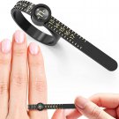 Ring Sizer,  Sizer Measuring Tool, Reusable Finger Size Tape with Magnified Glas