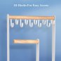 Jewelry Organizer Stand Necklace Holder, 4-Tier Tower Rack with Earring Tray and
