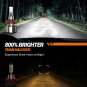 L2 H11/H8/H9/H16 LED Headlight Bulbs, 24000LM 100W 800% Brightness Night Driving