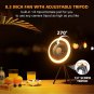 10400Mah Portable Rechargeable Fan, Remote Desk Camping 8-Inch Fan with LED Lant