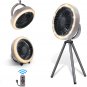 10400Mah Portable Rechargeable Fan, Remote Desk Camping 8-Inch Fan with LED Lant