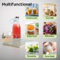 Portable Blender, Mini Blender for Smoothies and Shakes with 4 Blades, 11 Oz Per