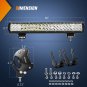 - ZH002 20Inch 126W Spot Flood Combo Led off Road Led Light Bar 2PCS 18W 4Inch S