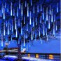 Outdoor Christmas Lights, Falling Rain Lights Meteor Shower Lights 12 Inch 8 Tub