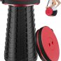Upgraded Folding Stool, Portable Telescoping Stool, Lightweight Collapsible Camp